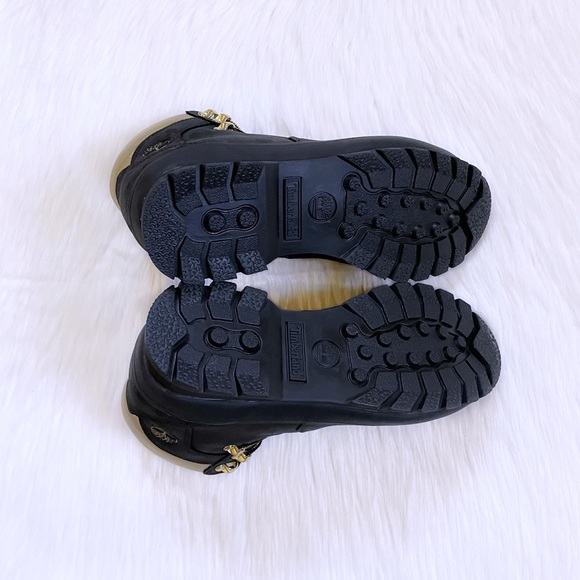 Timberland Women’s Euro Hiker Waterproof Black And Gold Boots - Picture 7 of 7